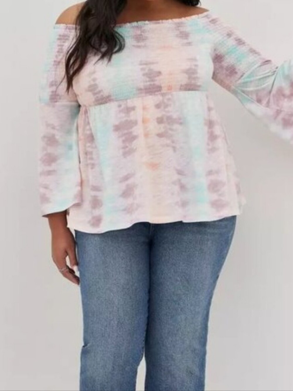 Pastel Smocked Top